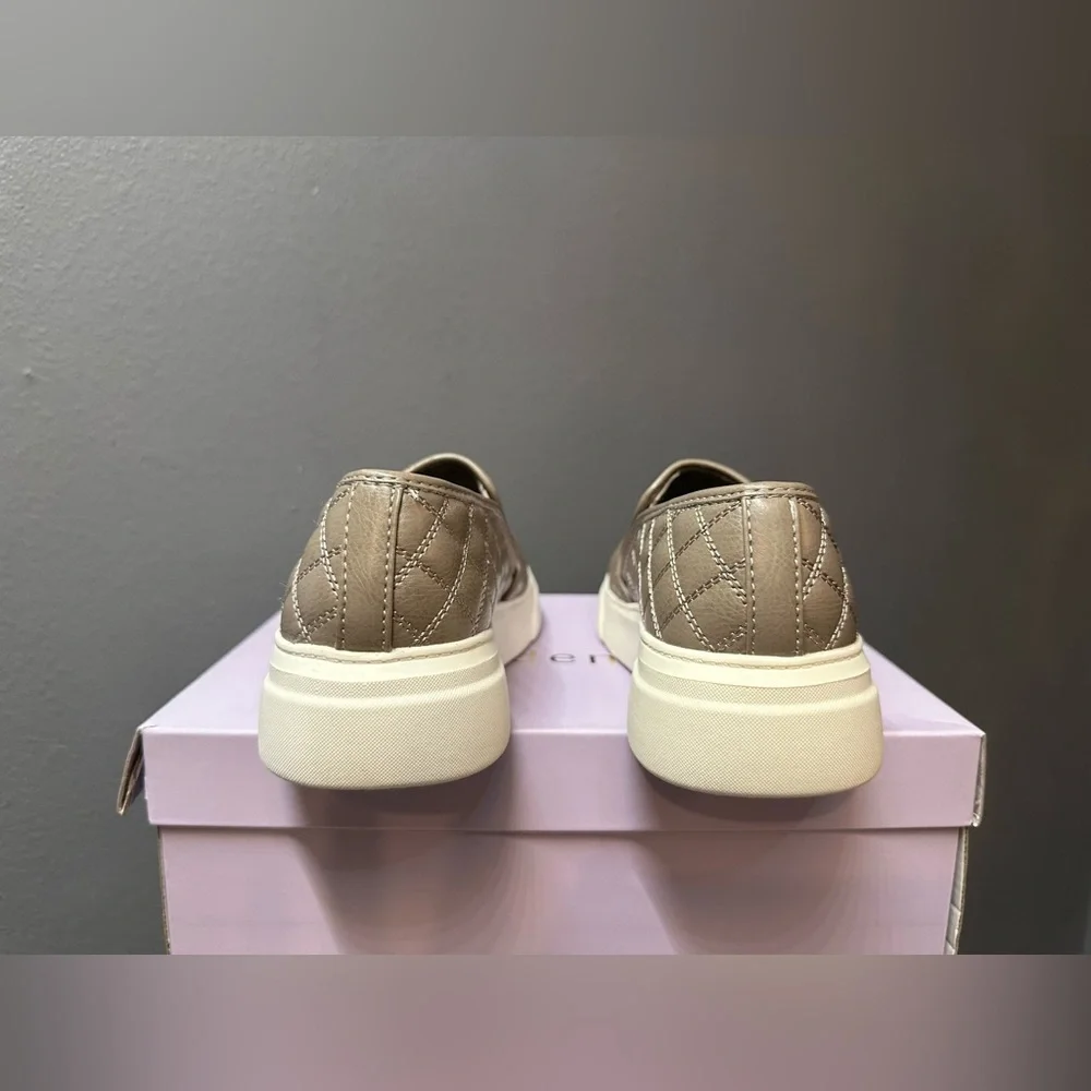 MADDEN GIRL SIZE‎ 7.5 CUPID SLIP ON SNEAKERS TAUPE QUILTED